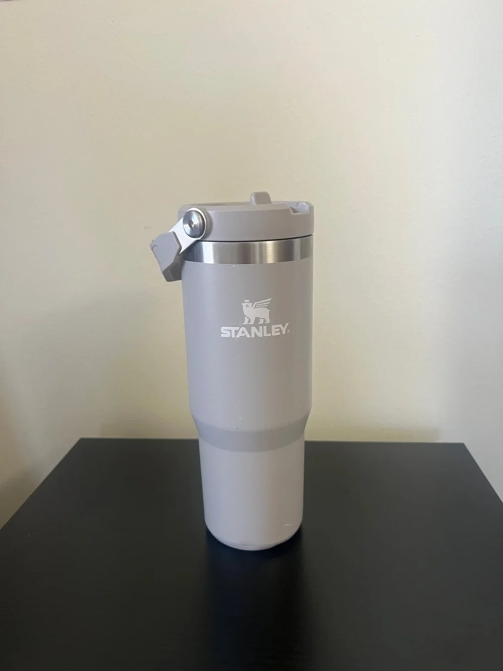 Stanley Light Gray Travel Tumbler with Flip Lid - Picture 1 of 5